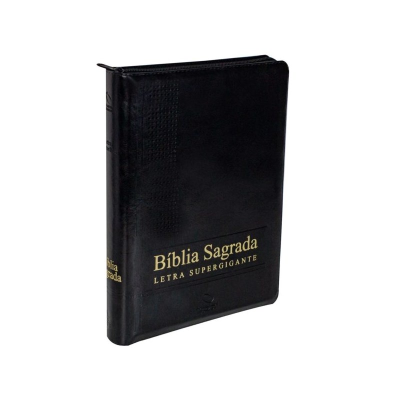 Bíblia Sagrada Supergigante NAA | Capa Preta Luxo C/ Zíper em Oferta na Shopee