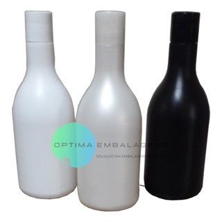 Frasco 500ml Vazio Com Tampas Disk Top Ideal Para Shampoo E Condicionador