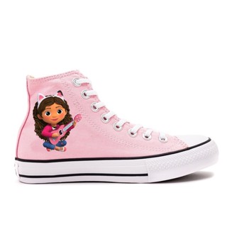 Tênis Infantil A Casa Da Gabby All Star Série Cano Alto Criança Novidade Escolar Menina
