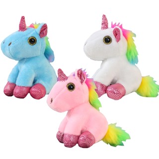 Brinquedos De Pelúcia Unicórnio Fofinhos De 12cm Lovely Stuffed Unicorn Soft Horse Presente De Natal