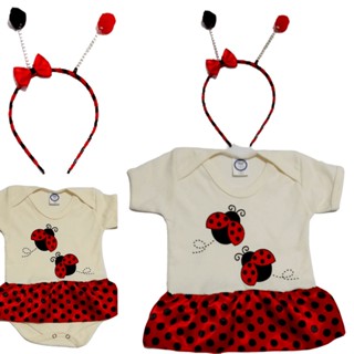 Body Personagens Joaninha Bebê Menina