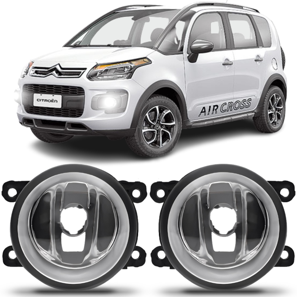 Par Farol Milha Citroen Aircross 2010 2011 2012 2013 2014 2015 em Oferta na Shopee