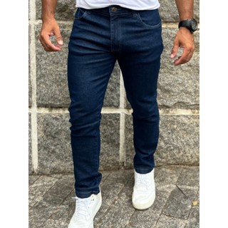 calça jeans escuro masculino skinny 36 ao 48 promoção