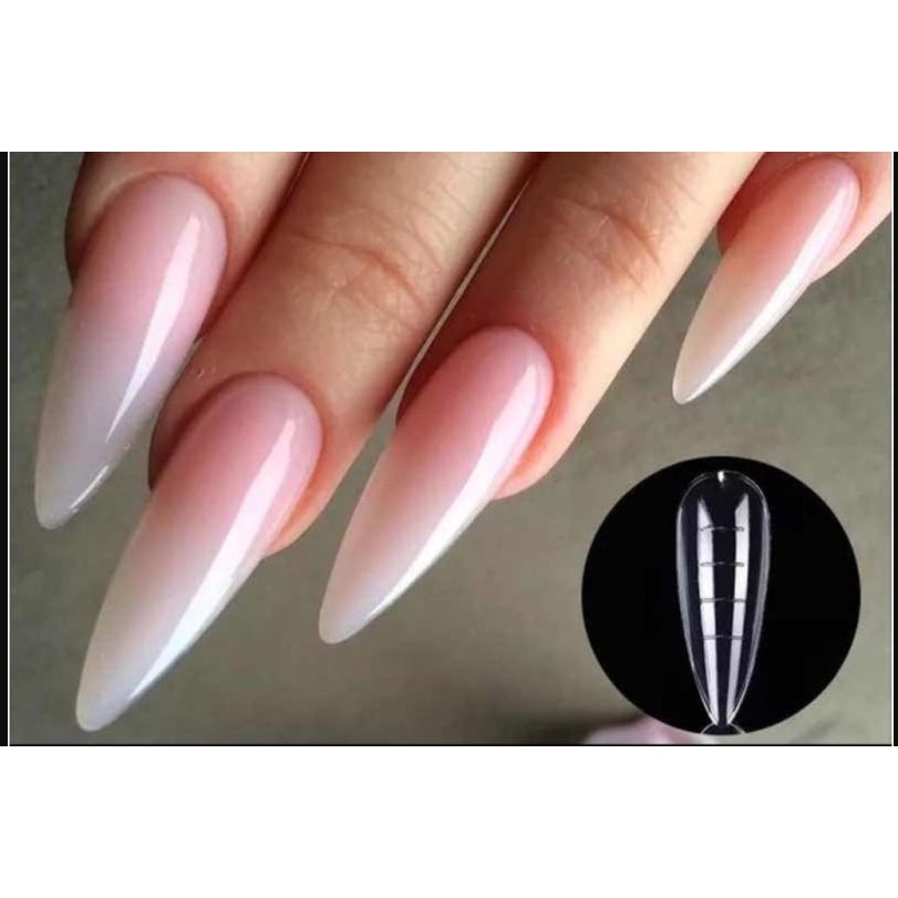 Unha Postiça Vamp 100 Unidades Manicure Alongamento Nova Vamp 2024 J06