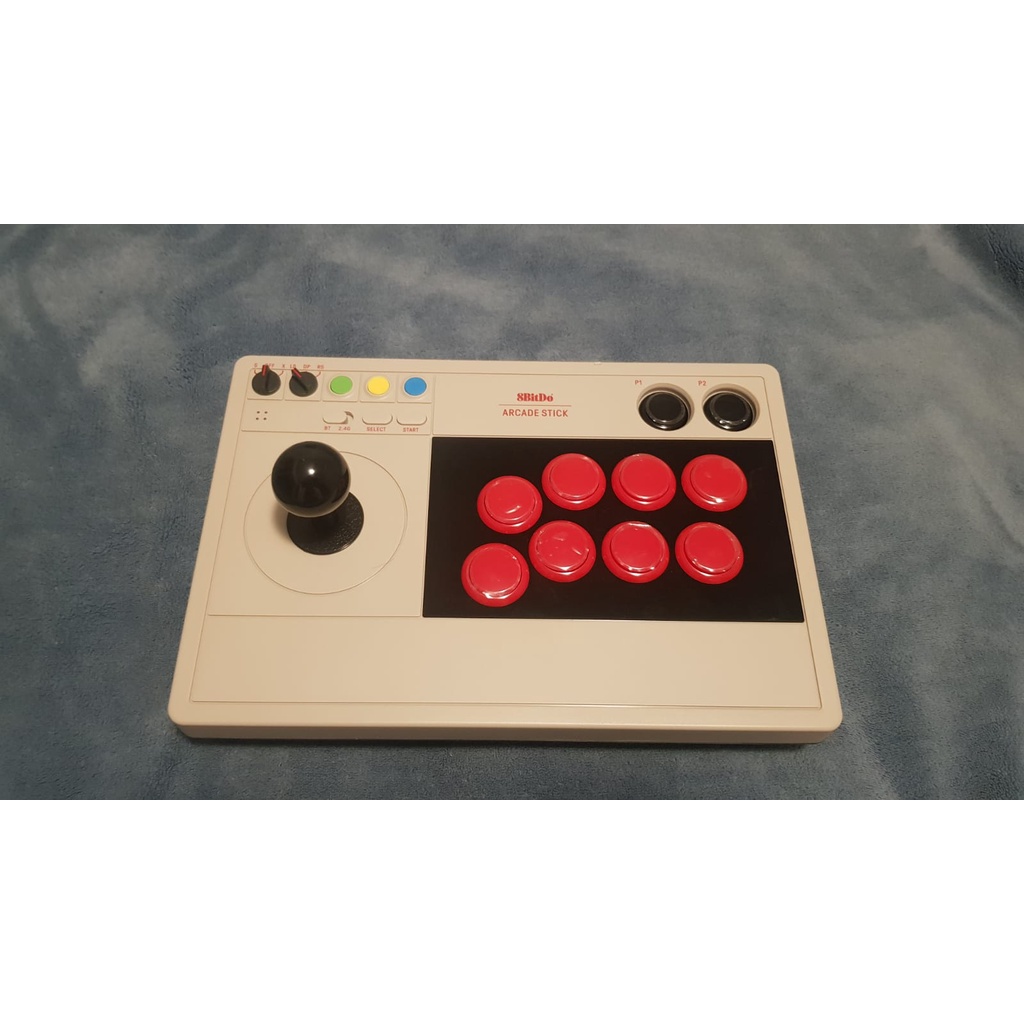 Controle Arcade Stick 8bitdo - gamepad novo - importado
