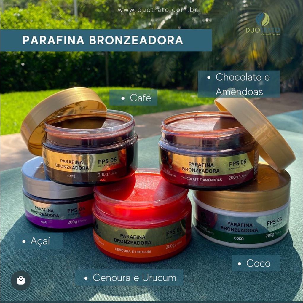 Parafina Bronzeadora Duotrato 200G