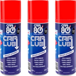 Kit 3 Spray Car Lub Anti Ferrugem Desengripante E Lub 300ml