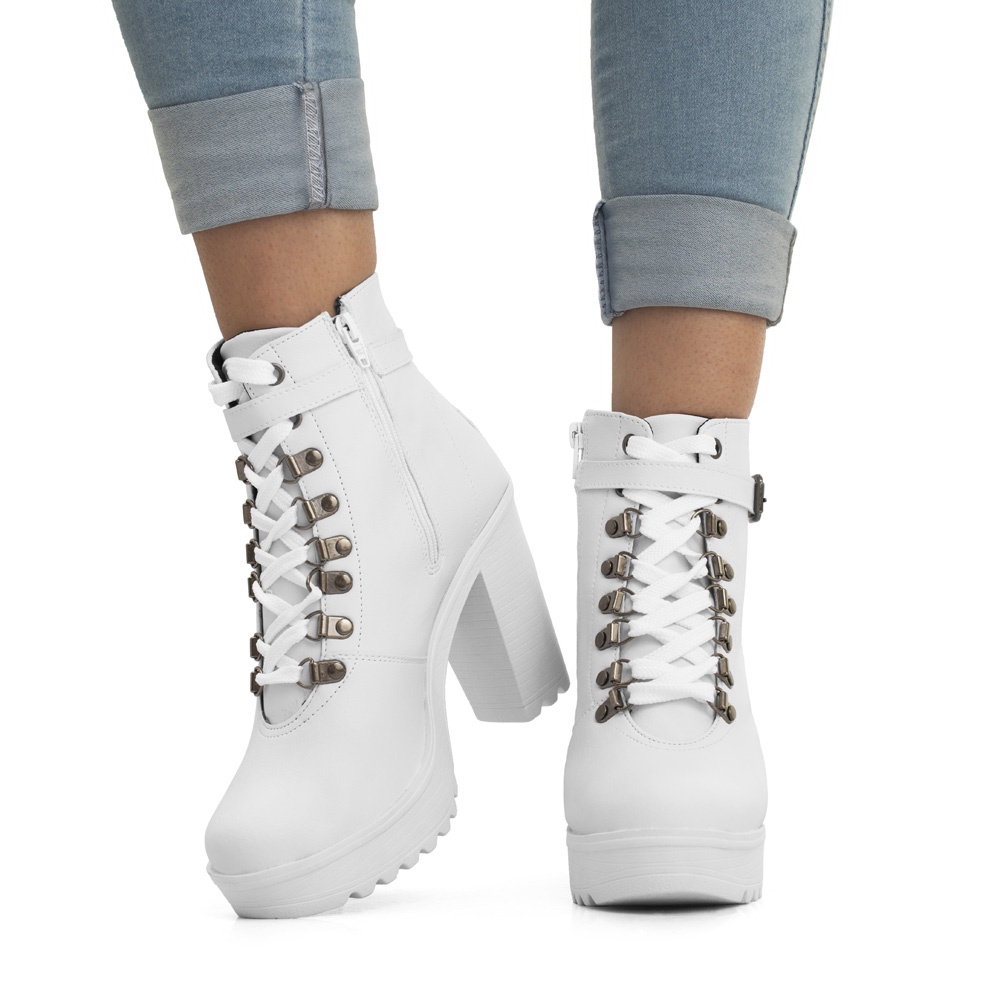 O que é Bota Coturno Tratorada Branca? Guia e Onde Comprar | BuscaProdutos