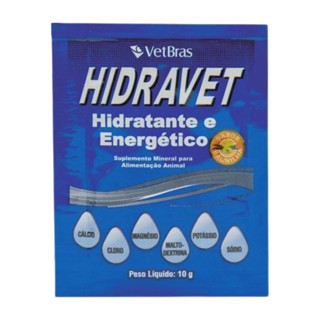 Hidravet Hidratante Soro e Energético para Cães e Gatos Vetbras 10g