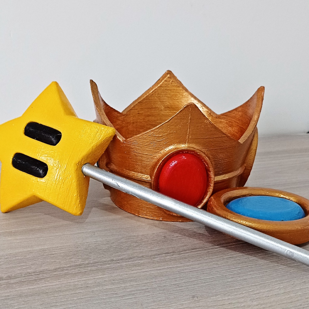 Coroa Fantasia Princesa Peach Cosplay