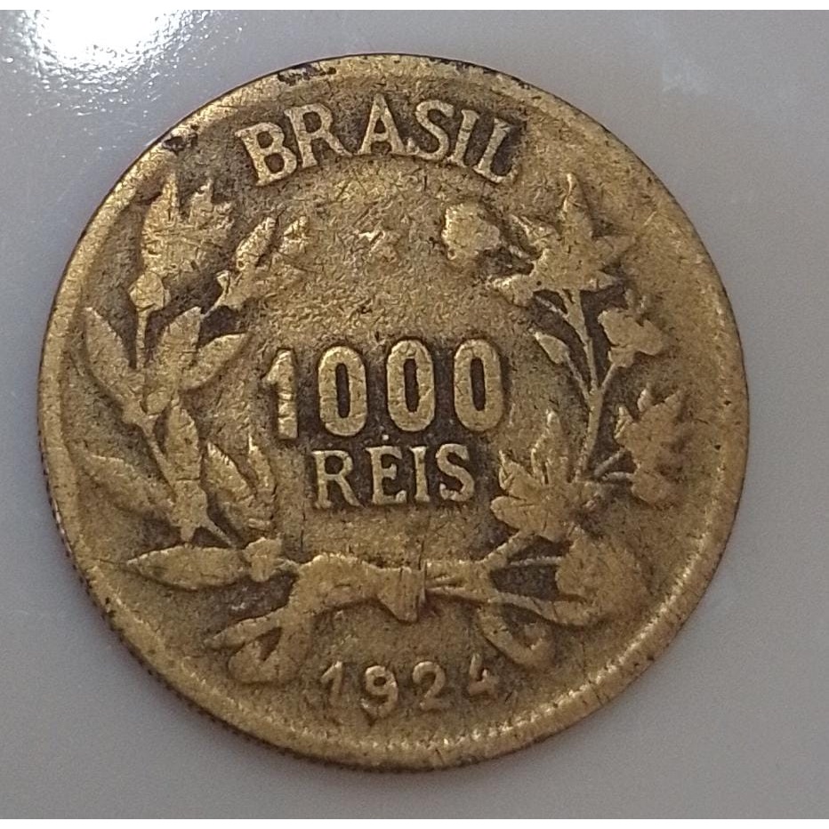 MOEDA 1000 REIS 1924 - S931