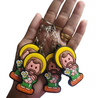 Kit 12 Chaveiros De São José Emborrachado Baby em Oferta na Shopee
