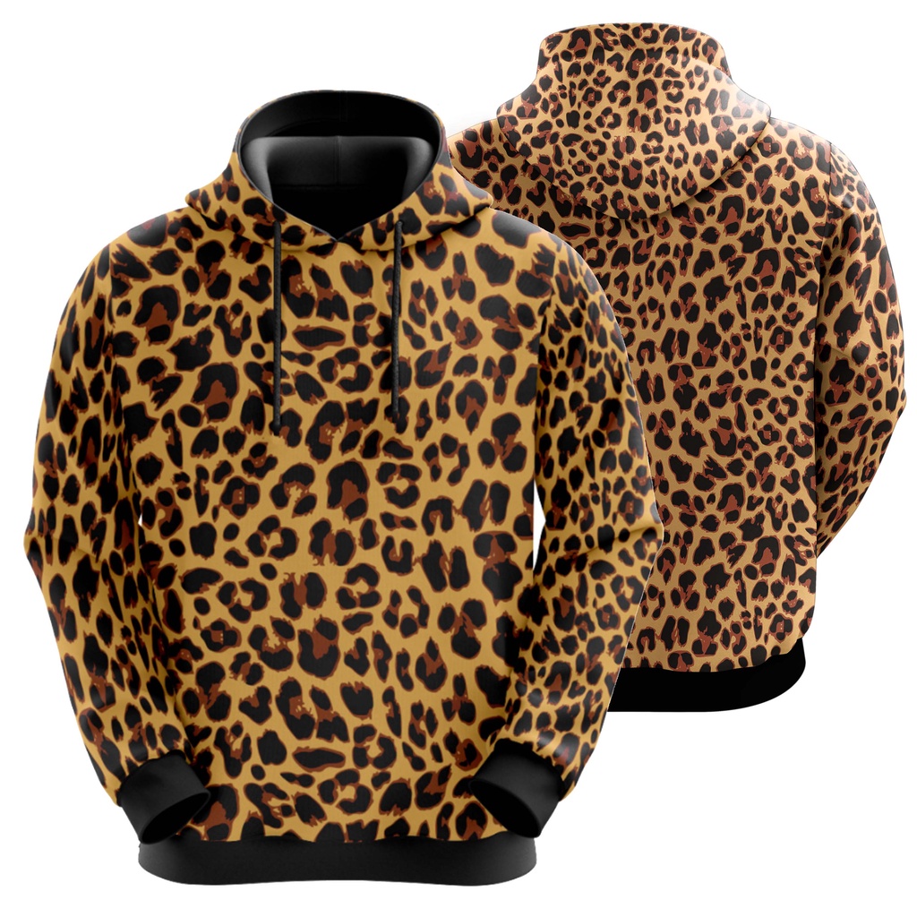 Blusa De Frio Moletom Sublimado Onça Pintada Floresta Animal Print Pronta Entrega