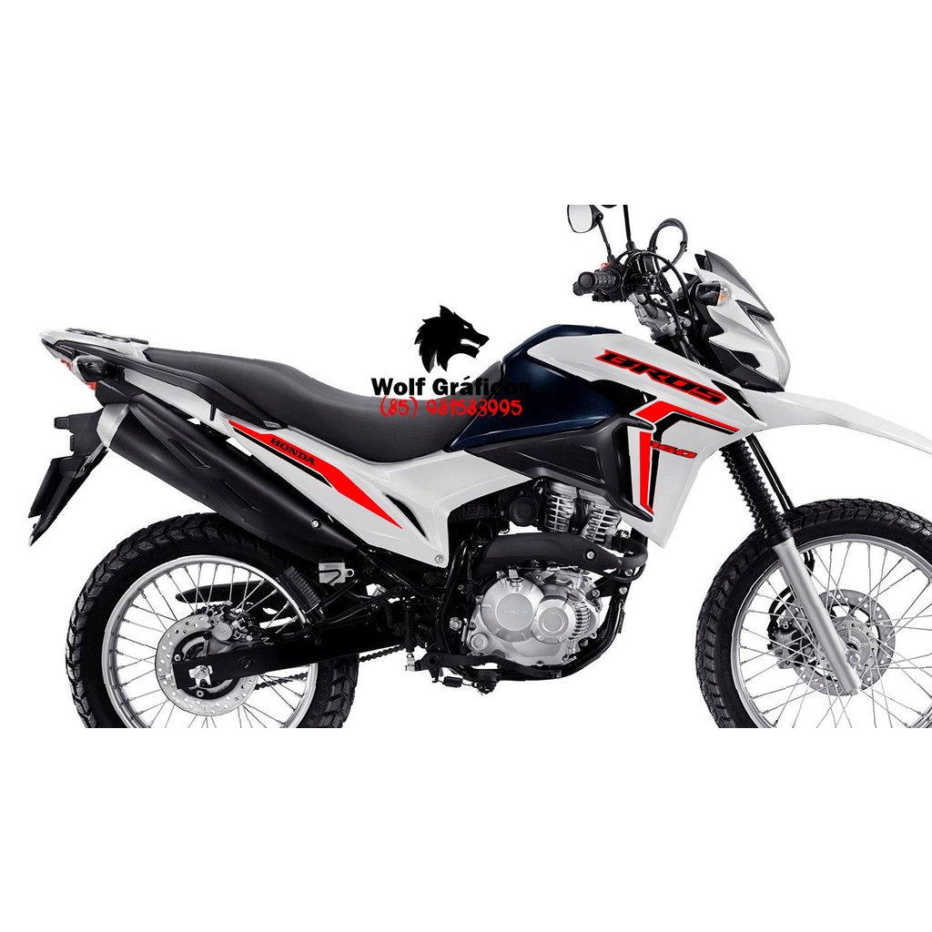 KIT FAIXAS 160 2022 2023 BRANCA.