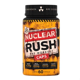 Pre treino Nuclear Rush 60 Capsulas Bodyaction