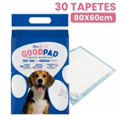 Tapete Higiênico Good Pad 80x60 com 30 unidades Cães e Gatos Petlike Original