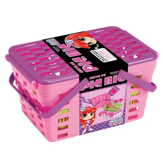Cesta Pic Nic Infantil - Magic Toys 630 em Oferta na Shopee