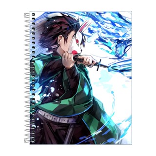 Caderno Kimetsu no Yaiba Demon Slayer 1 Matéria 10 Matérias 20 Matérias