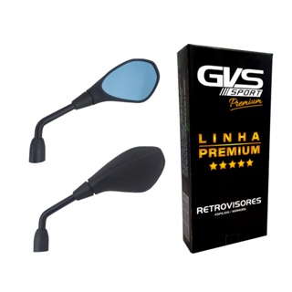RETROVISOR GVS SPORT BMW GS650 F800 FIXO HONDA LENTE CONVEXA AZUL em Oferta na Shopee