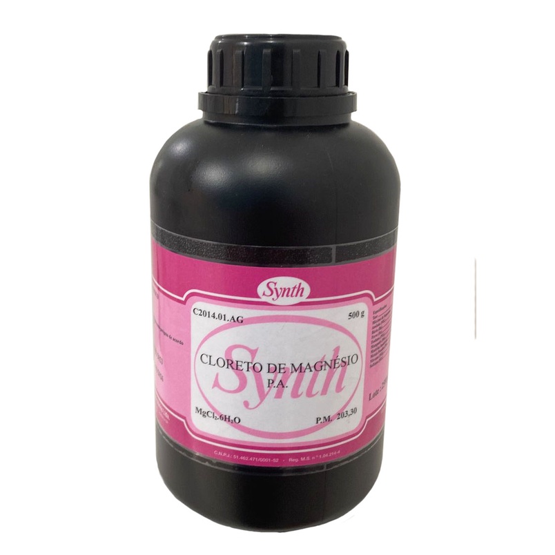 Cloreto De Magnésio Pa Synth Fr 500 Gr em Oferta na Shopee