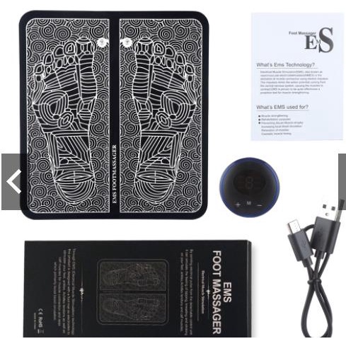 Massageador EMS Elétrico De Pés Esteira Fisioterapia Músculo Cuidados Com A Saúde Relaxamento