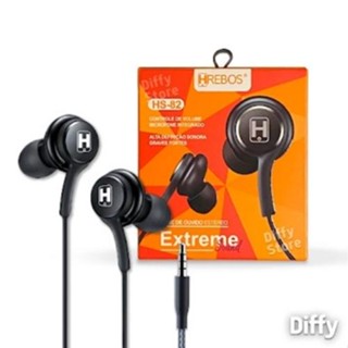FONE DE OUVIDO STEREO EXTREME HREBOS HS-82 ORIGINAL