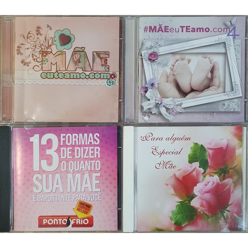 CD Mensagens e Músicas Dias Das Mães - Aline Barros Bruna Karla Jota Quest Daniela Mercury Lulu Lote