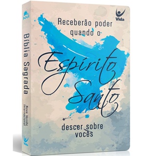 Bíblia NVI | Espírito Santo | Capa Semi-luxo Flexível em Oferta na Shopee