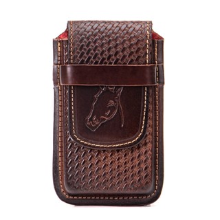 Capa de Couro Bainha Para Celular Em Couro Modelo Novo Premium