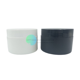 15 POTES 300G VAZIO COM TAMPAS - PEAD em Oferta na Shopee