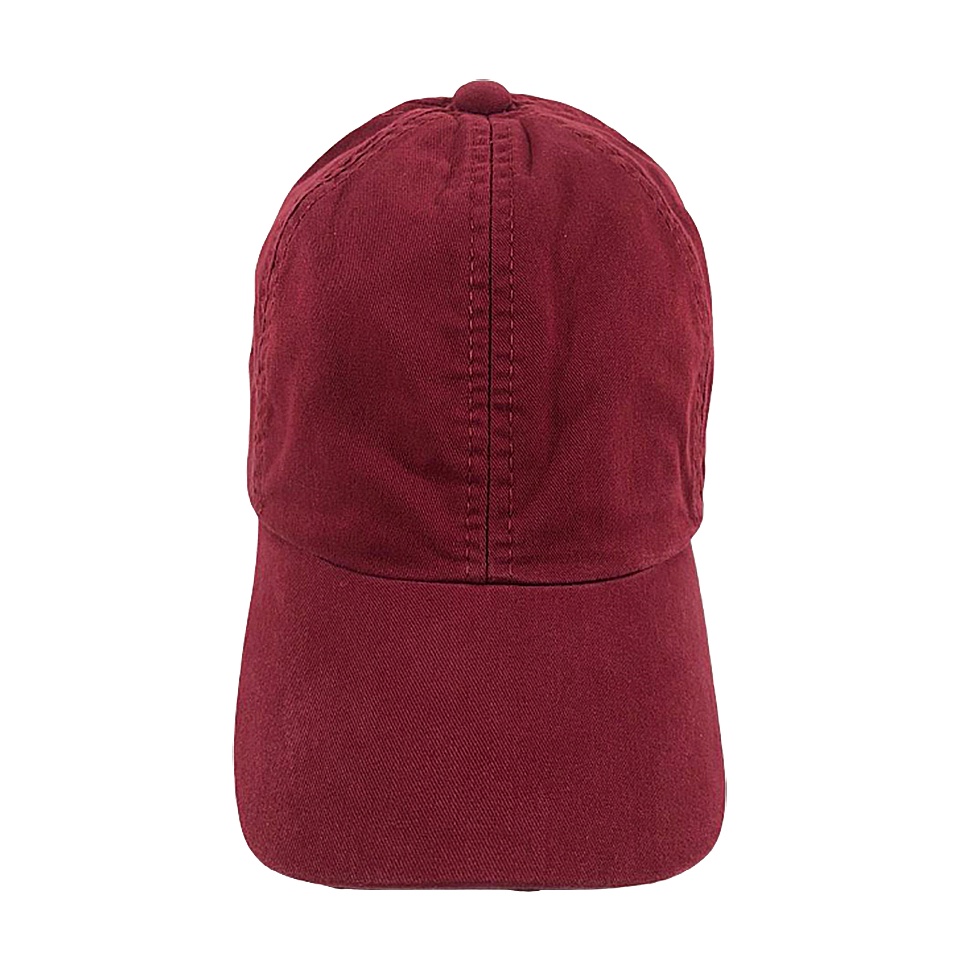 Boné Bordo Liso Bordar Personalizar Sem Estampa Sem Detalhes Uniforme Aba Curva — imagem 2 de 2