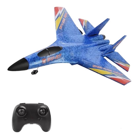 Avião De Controle Remoto Jato Bi-motor Su27 Brinquedo para criancas em Oferta na Shopee