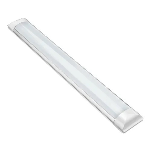 Luminaria Tubular Led Sobrepor Slim 6500k 120cm - Calha