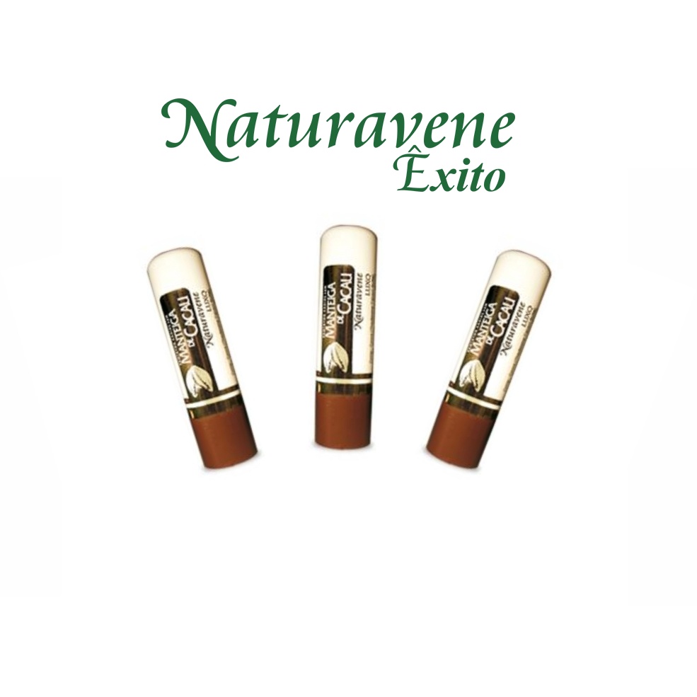 Kit 3 Manteiga De Cacau Naturavene Luxo 3,6g