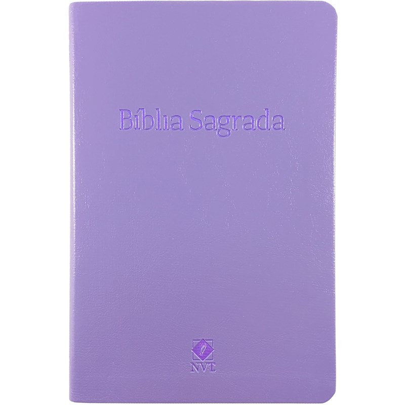 Bíblia Sagrada Slim | NVT | Letra Normal | Capa Roxa - Books & Magazines