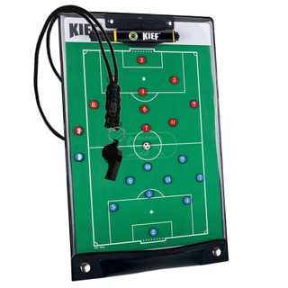 Prancheta Tática Magnética Futebol De Campo Kief C/ Apito