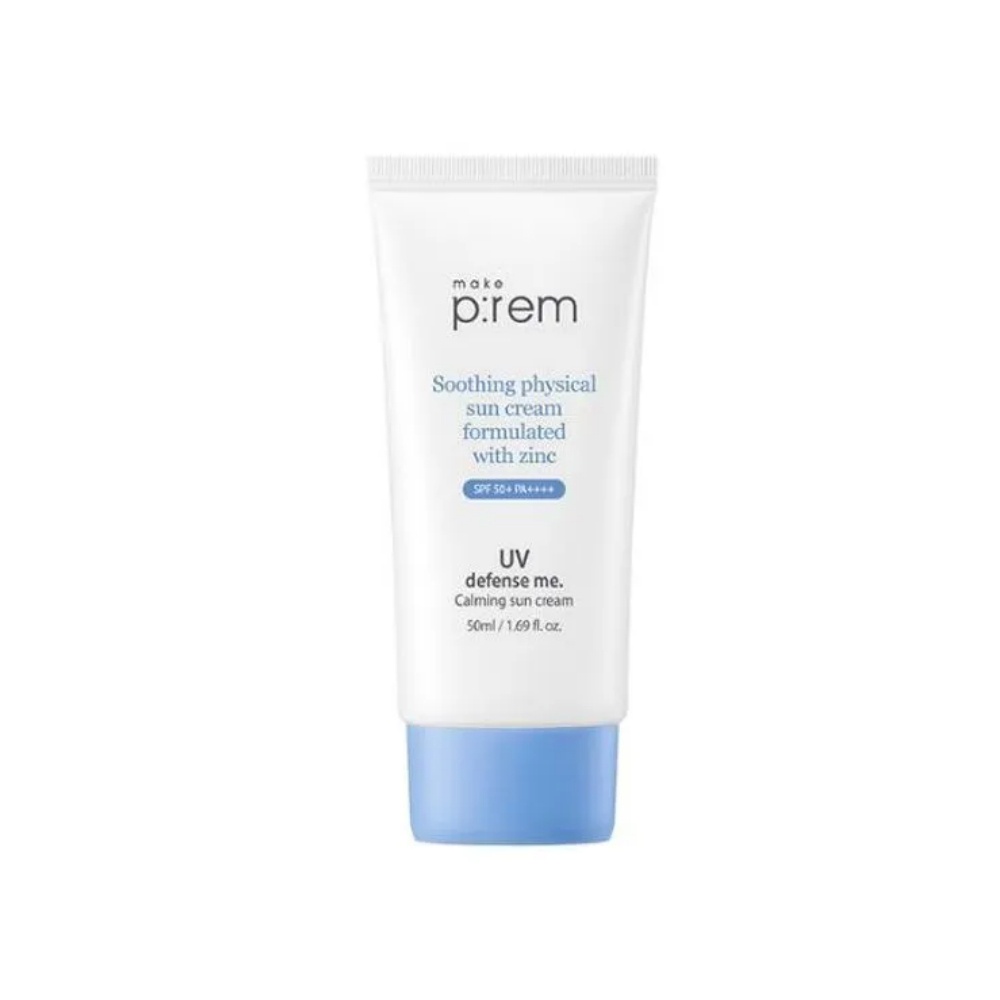 make prem uv defense me calming sun cream 50ml - Beauty
