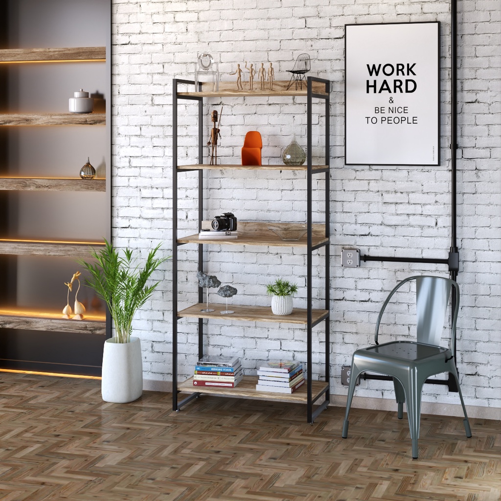 Estante Kuadra 80X40X187cm C/05 Prateleiras