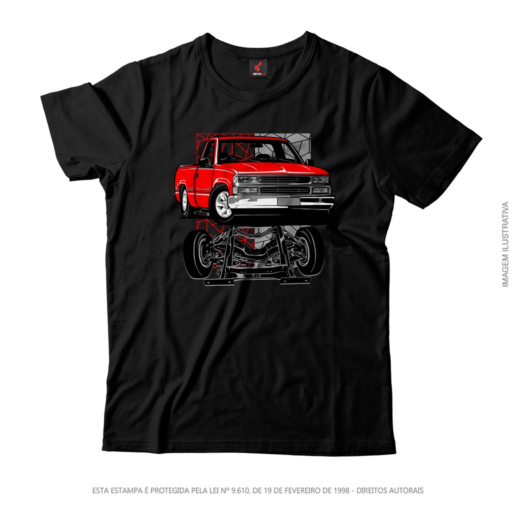 Casmiseta Rota 34 Silver Truck Chassi Vermelha