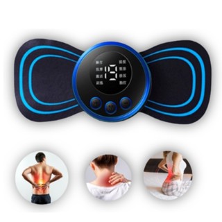 Mini Massageador Elétrico Recarregável Para Alívio De Dor Muscular/Ombro/Cervical