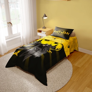 Jogo de Edredom Infantil Solteiro Dupla Face Batman em Oferta na Shopee