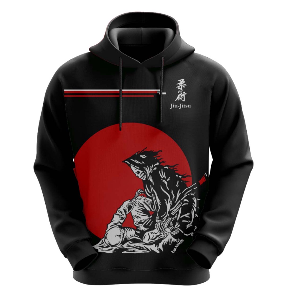 Blusa De Moletom Sublimado Luta Jiu-jitsu Artes Marciais Pronta Entrega
