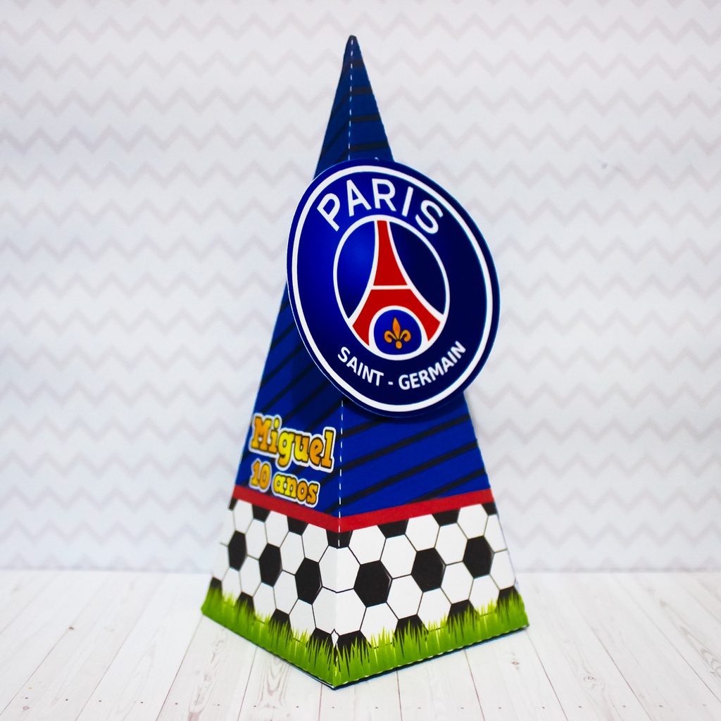 kit  30 mimos personalizados Caixinhas para Aniversario LEMBRANCINHA DE FESTA TEMA:  PSG / cod.64 LEIA A DESCRIÇAO