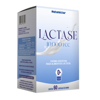 Lactase 10.000FCC Enzima 60 cápsulas Natunéctar Lactose