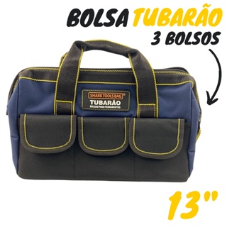 Bolsa para Ferramentas 13" Lona Reforçada Eletricista Hobby Uso Geral - Tubarão em Oferta na Shopee