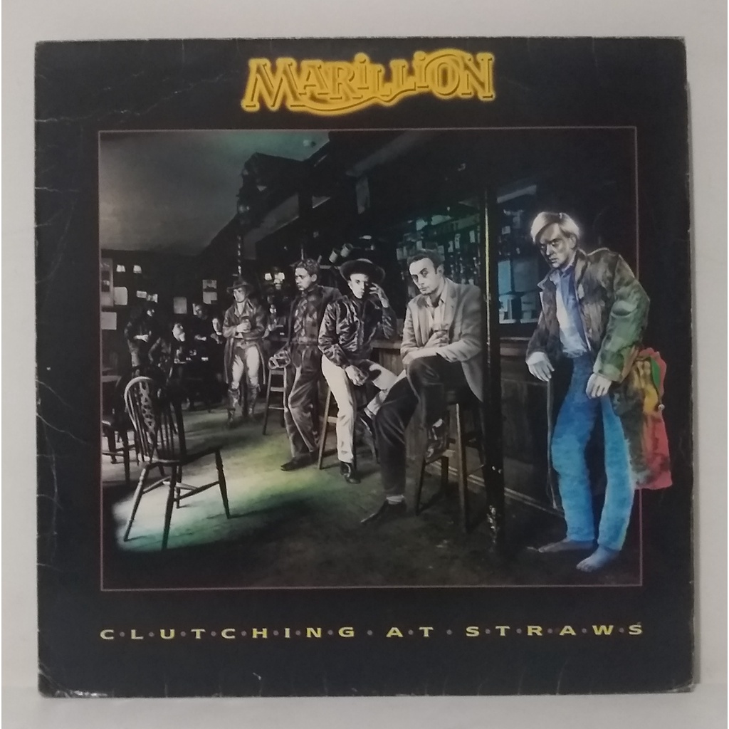 Lp - Marillion - Clutching At Straws - c/enc - 1987