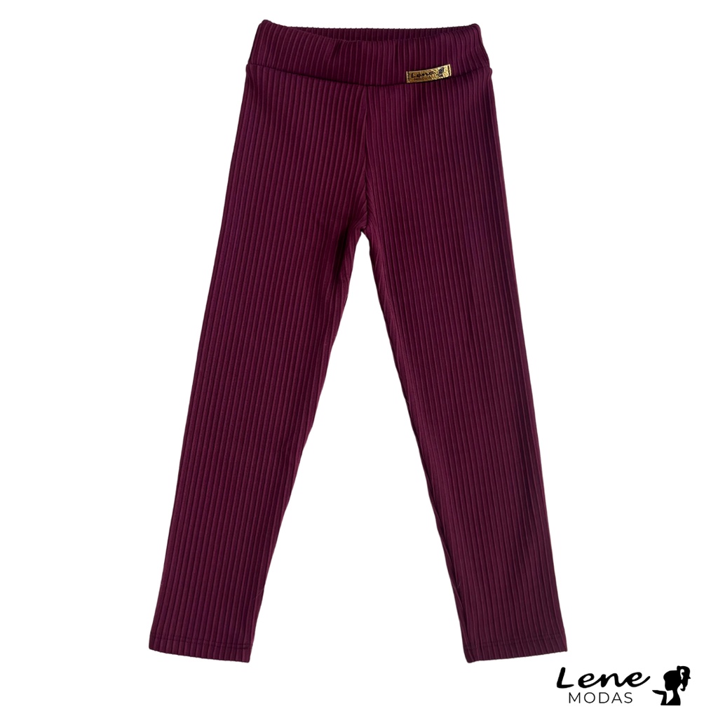 Calça Legging Infantil Canelada 3D em Oferta na Shopee