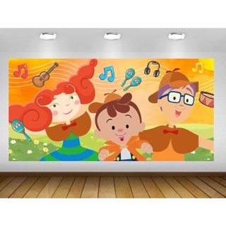Painel de Festa Palavra Cantada Escolar - Painel de Lona - Decoração Infantil