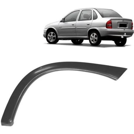 Moldura Para-lama Traseira Lisa Corsa Sedan 96/02 Corsa Classic 02/10