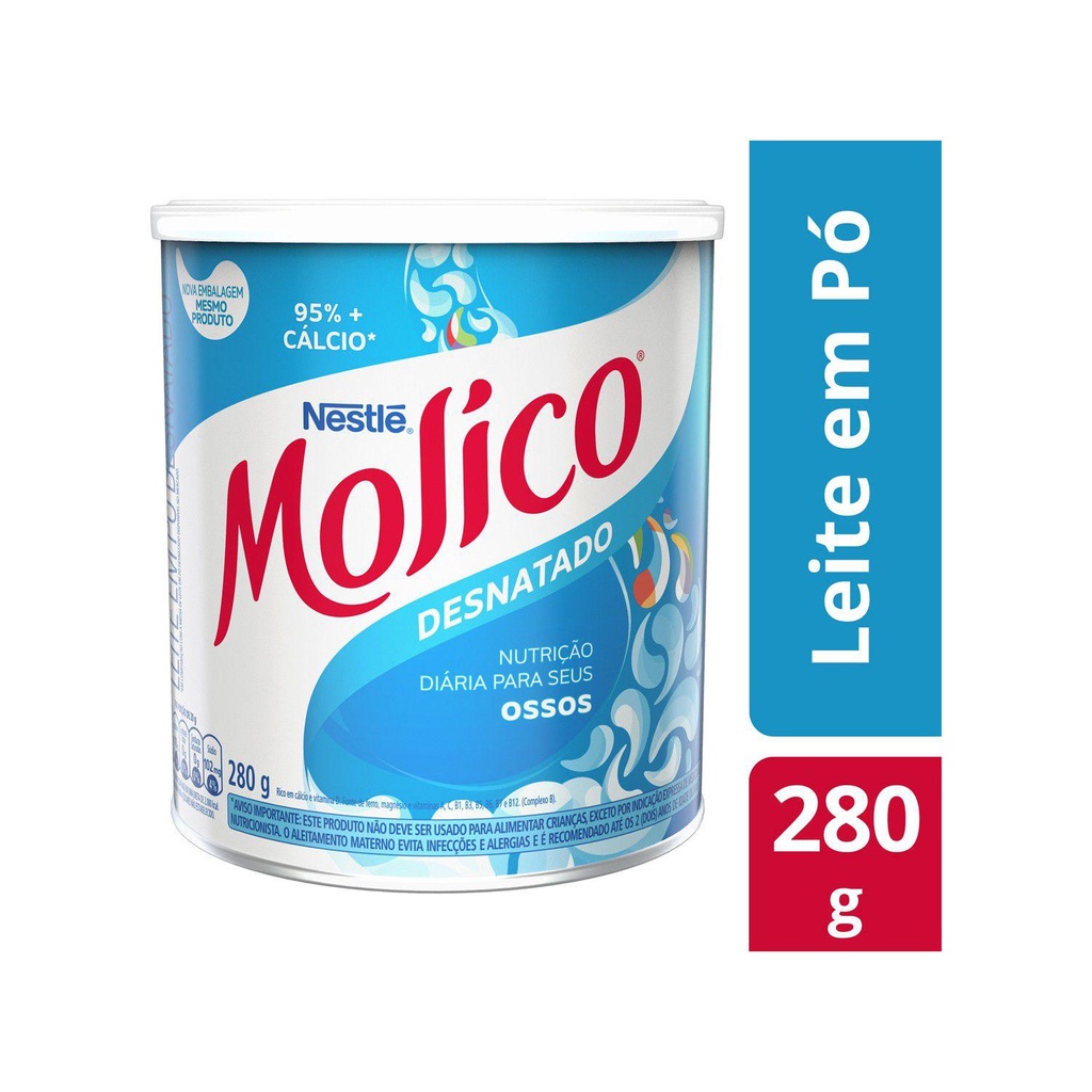 Leite MOLICO Desnatado Lata 280g